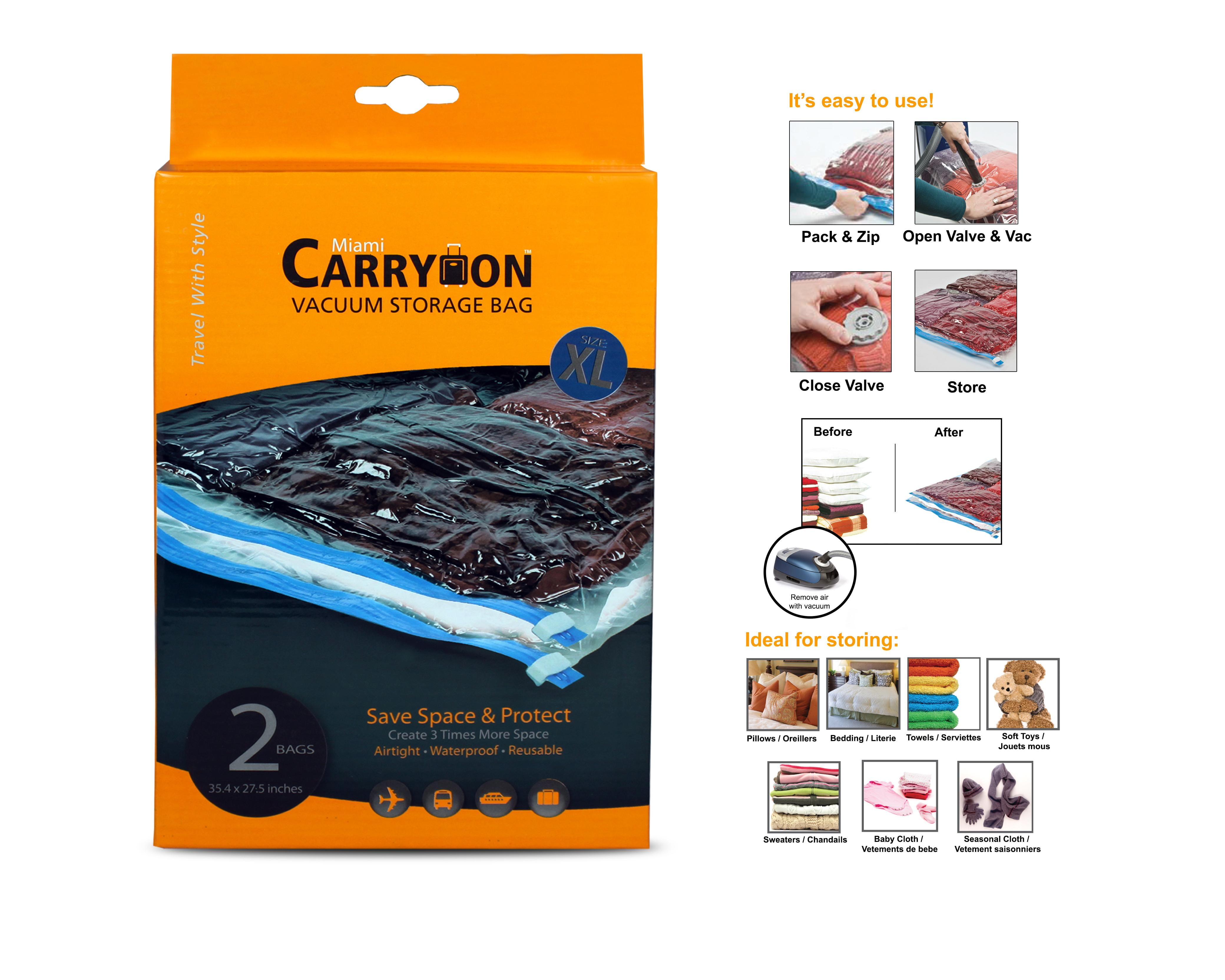 Miami Carry On Vacuum Storage Bags