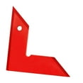 thumbnail image 2 of simhoa Woodworking 45° 90° Angle Measuring Tool Carpenter Square Ruler for Construction Lightweight 3.5x3.5x0.3inch Triangle Ruler Red, 2 of 10