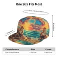 thumbnail image 2 of Adjustable Baseball Cap, Island Beach Guinea Pig Flat Bill Trucker Flat Brim Hats Dad Hat for Men Women - Snapback Hat Adjustable Size, 2 of 7