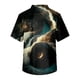 thumbnail image 3 of Men's Short Sleeve V Neck Print Chest Pocket Carer Top M, 3 of 3