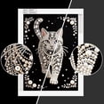 thumbnail image 4 of 5D DIY Pearl Diamond Painting Kit, Bold Cat Circular Pearl Diamond Art Set Sparkling creative craftwork, ideal for home décor and gift selection 15.7 x 11.8 in, 4 of 7