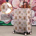 thumbnail image 4 of Pink Highland Cow Flower Pattern Luggage Cover Fashion Suitcase Cover Baggage Covers Fit 25-28 Inch Luggage (Go Travel), 4 of 5