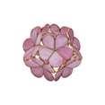 thumbnail image 4 of Portable Stained Glass Table Lamp Cherry Blossom Desk Lamp with Petal Lampshade, 4 of 11
