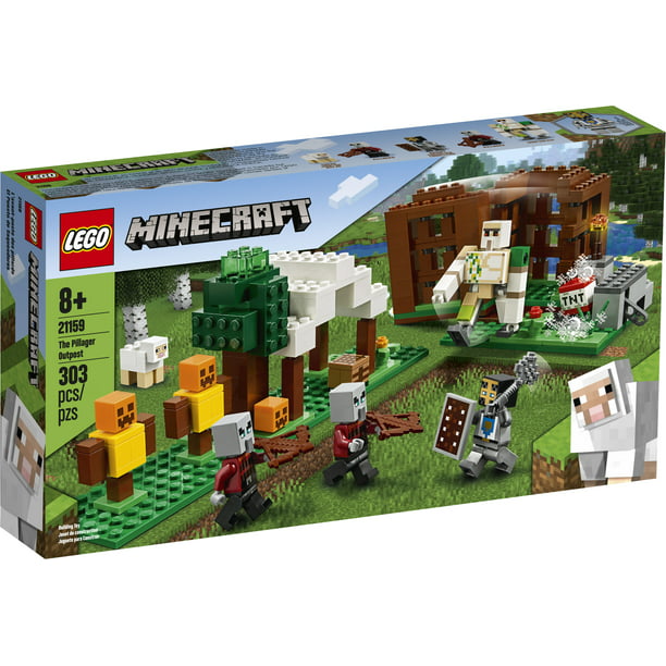 LEGO Minecraft Pillager Outpost 21159 Figure Brick Building (303 Pieces) - Walmart.com