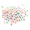 thumbnail image 2 of simhoa 500 pcs Bracelet Beads for Jewelry Making Kit, Bead Craft Kit Set, Oblate Shaped Heart, 2 of 8