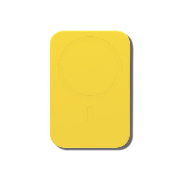 Funda para iPhone 12 Pro Cargador inalámbrico magnético Funda de batería (Amarillo)