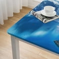 thumbnail image 5 of nygtbtfer Polyester Fitted , Landscape Printed Fitted Table Colth Fits Table Tablecolth Gift for Family and Friends 36*36, 5 of 8
