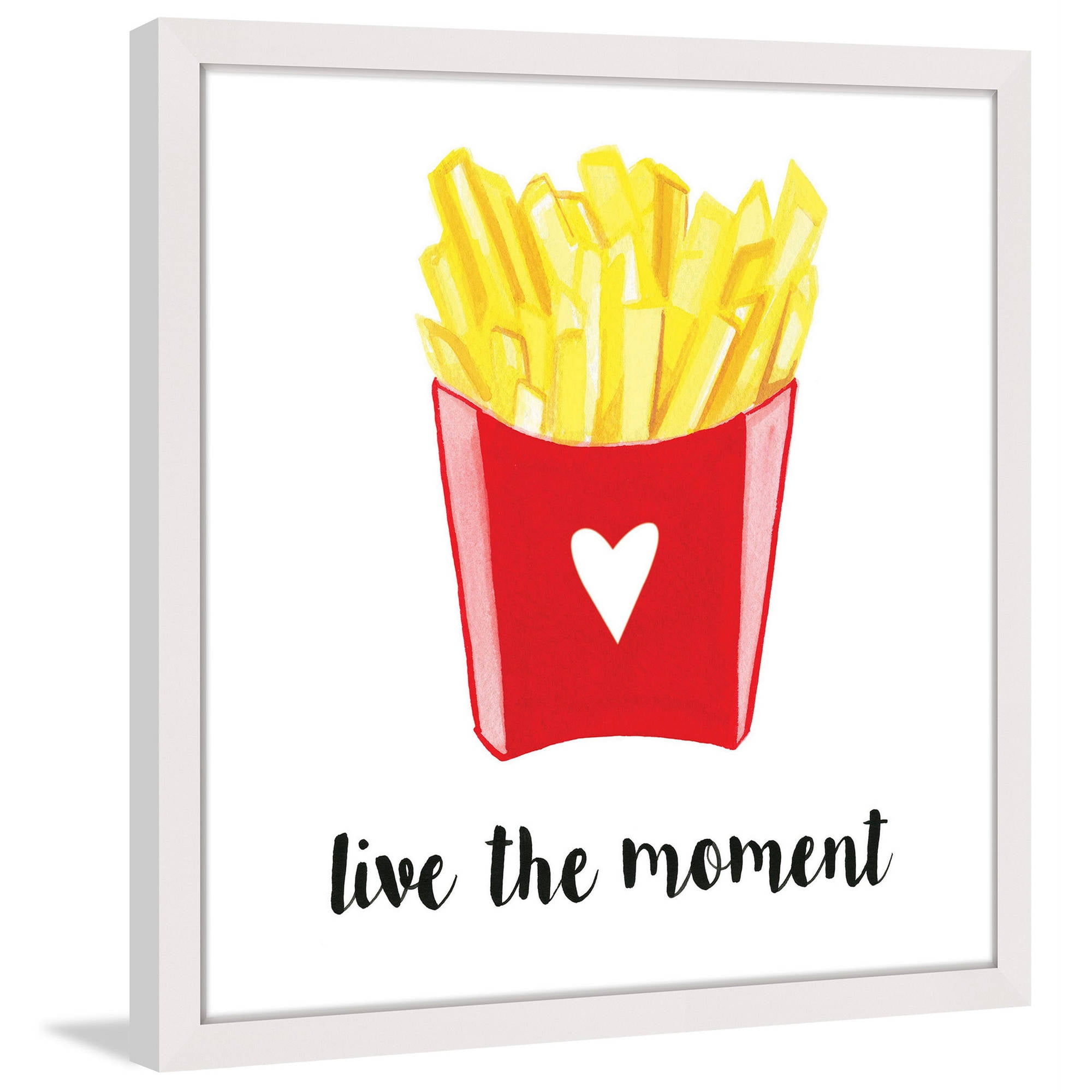 Marmont Hill "Fries" by Molly Rosner Framed Painting Print