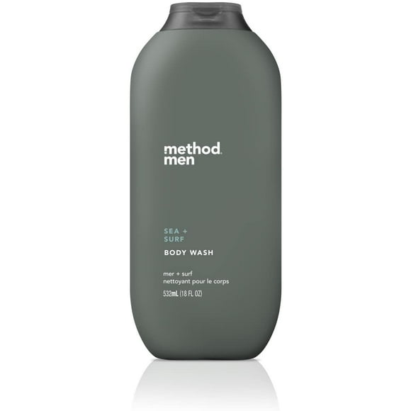 Method Men's Body Wash Sea and Surf 18 fl oz Pack of 4