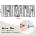 thumbnail image 5 of Gray Christmas Cardinal Bird Pattern Kitchen Rug Mat,Kitchen Runner Rugs Non Skid Washable,Decorative Kitchen Floor Mats for Kitchen,Sink,Laundry,17"X47", 5 of 5