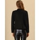 thumbnail image 4 of Chaqueta Allegra K Chaqueta Informal de Ante Sintético Steampunk para Mujer Negro L, 4 of 5