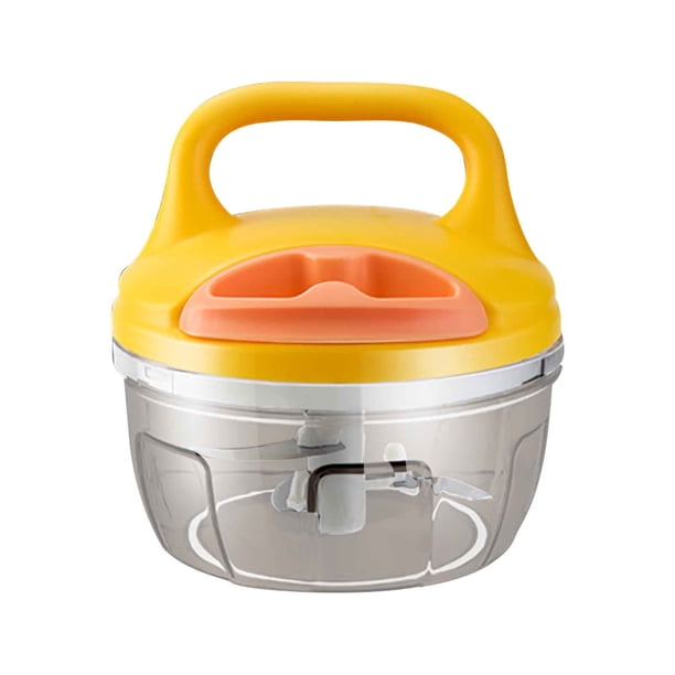 Picadora manual de ajo, trituradora de verduras, utensilio de cocina para picar ajo, cebolla y jengibre, procesador de alimentos manual para cocinar en casa.
