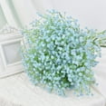 thumbnail image 2 of 10 piezas de flores falsas Gypsophila ramo de flores de otoño artificiales para decoración, flor de seda real para bodas, Navidad, fiesta de bricolaje, hogar, jardín, oficinas, 2 of 7