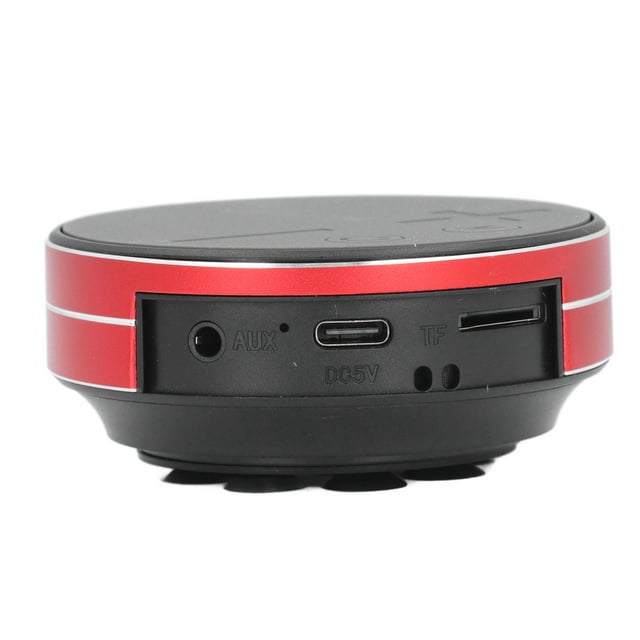 Altavoz De Conducción Ósea, Mini Altavoz Inalámbrico Portátil Con Verdadera Conectividad Estéreo, Carcasa De aleación De Aluminio, Base De Ventosa Fuerte, Para El Hogar,