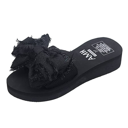 

Womens House Slippers Women S New Summer Bow Fashion Light Foreign Trade Slippers