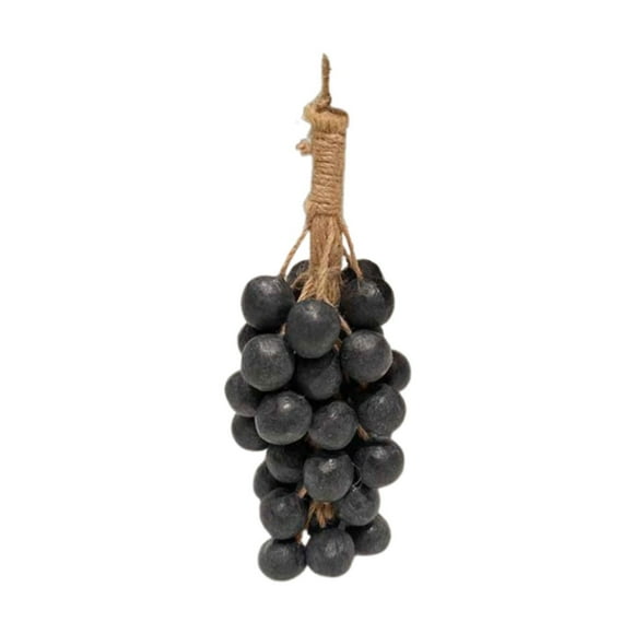Jabón colgante con forma de racimo de uvas, regalo de cumpleaños de limpieza profunda, aroma de jabón artesanal para rostro y cuerpo. Violeta 40 piezas