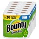 thumbnail image 1 of Toallas de papel Bounty, tamaño rápido, blancas, 12 rollos triples familiares, 1 of 8