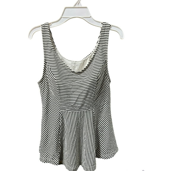 Coco Reef Womens Sripped Top,Black/White,Medium