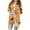 Orange C, variant on Women's Halloween Cardigan Sweater Loose Casual Open Front Pumpkin/Skull Printed Long Sleeved Cardigan Outwear (L, Orange C)