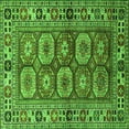 thumbnail image 1 of Ahgly Company Indoor Square Oriental Green Industrial Area Rugs, 6' Square, 1 of 4