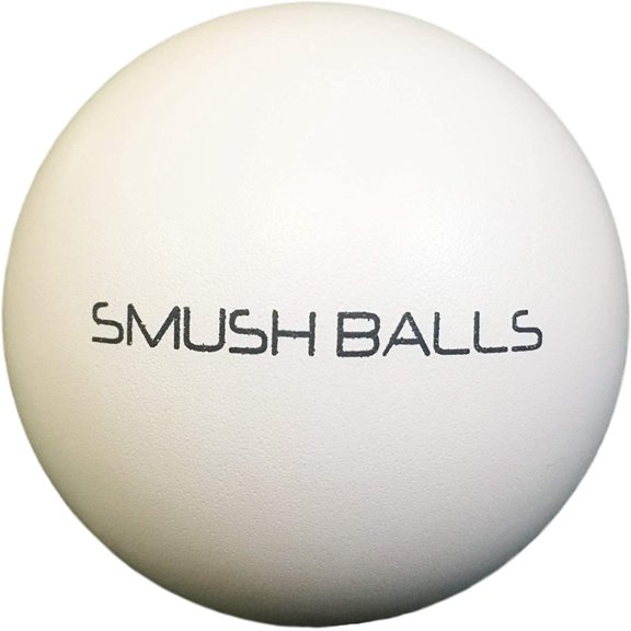 SMUSH BALLS - The Ultimate Anywhere Batting Practice Baseball Softball Training Ball (White, 60-Pack)