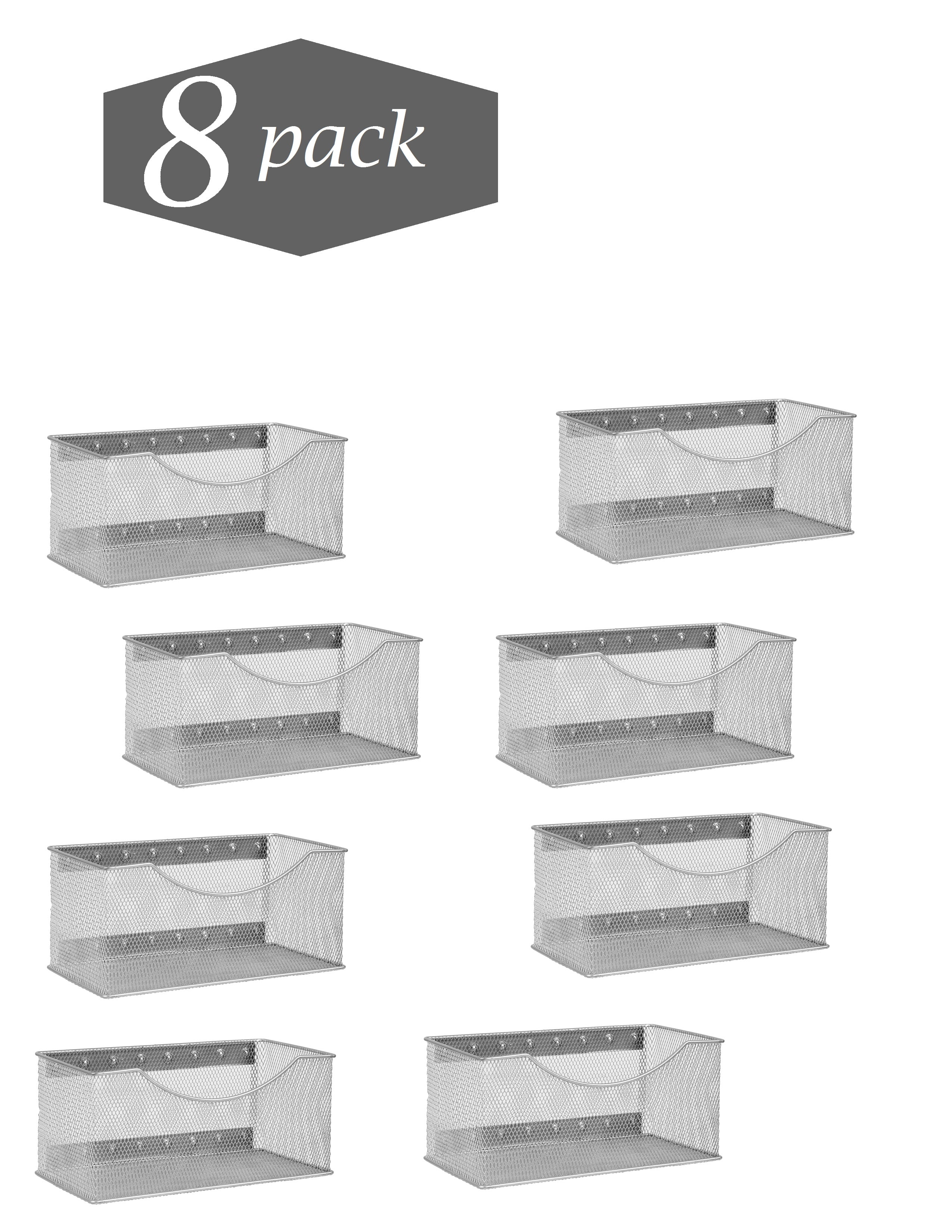 YBM Home Basket Storage Organizer with 16 Strong for