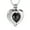 Black, variant on Love Wings Cremation Pendant Small Urns For Ashes Keepsake Urn Necklace mini urns
