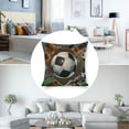 thumbnail image 3 of Football Linen toss pillowcase decoration pillowcase gifting preferred 20x20 inch cushion cover sofa pillowcase sofa bedroom living room car, 3 of 8