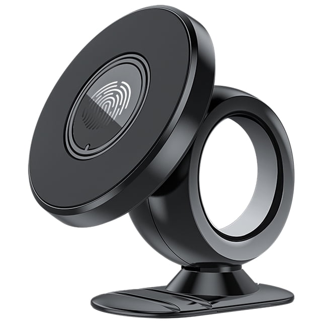 Soporte magnético para teléfono de coche 360 grados ajustable libremente soporte para teléfono móvil de coche soporte de teléfono de plástico negro para Eigraketly EL014361-02