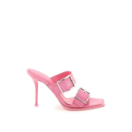 

Alexander Mcqueen Punk Leather Sandals Women