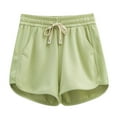 thumbnail image 4 of aidice Womens Shorts Drawstring Elastic Waisted Shorts for Women Solid Color Shorts for Women Fashion Shorts, 4 of 4