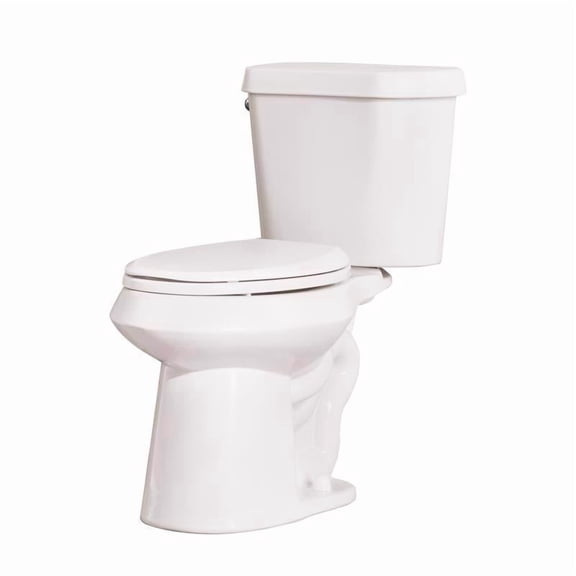 Oakbrook Collection ADA Compliant 1.28 gal White Elongated Complete Toilet Kit
