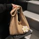 thumbnail image 2 of Vagabundo Tejido A Mano Mujer Bolso Hombro (caqui), 2 of 9