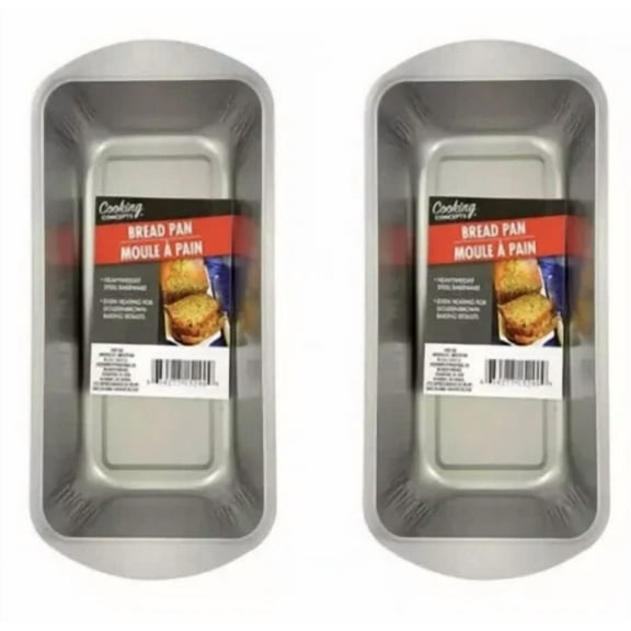 Lot Of 2 Cooking Concepts Bread & Loaf Pan - Brand New - 8.4” X 4.4” X 2.5 Inch