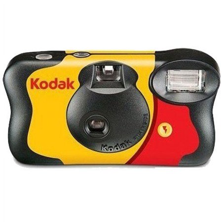 kodak 3920949 Fun Saver Single Use Camera with Flash (Yellow/Red)