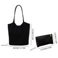 thumbnail image 2 of Bolso Hobo Hombro Mano Ante Sintético Cierre Magnético para Mujer Holgado Con Asa Superior Viajes, 2 of 9