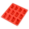 thumbnail image 3 of Molde de la hornada de silicona antiadherente 12 Cavity Chocolate Jelly Mold Maker Fabricante de la bandeja Postre Cocina Fiesta Utensilio Bakeware Regalo Inevent HA010036-00, 3 of 6