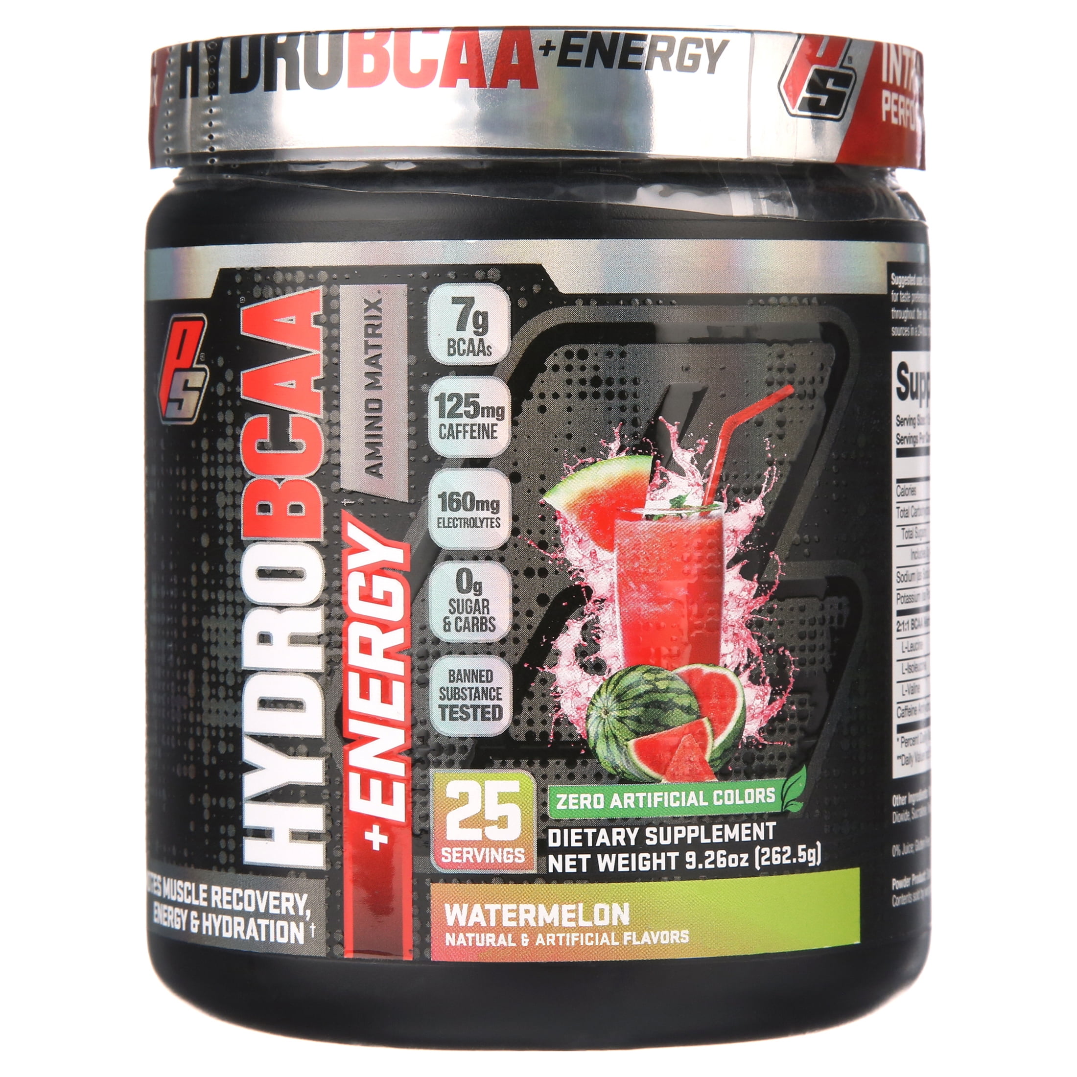 ProSupps HydroBCAA + ENERGY Intra-Workout Performance Matrix, 25 Servings, Watermelon