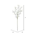 thumbnail image 3 of Vickerman FC180811 35 in. Mini White Dancing Orchid Spray, 3 of 3