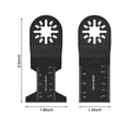 thumbnail image 3 of 20PCS Oscillating Multi Tools Blades Saw Blade Wood Metal Cutter HSS Mixed Blade, 3 of 11