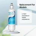 thumbnail image 3 of AQUA CREST 469690 ADQ36006101 Refrigerator Water Filter, Replacement for LG® LT700P®, Kenmore® 9690, 46-9690, ADQ36006102, LFXS30766S, HDX FML-3, RFC1200A, PL-500, 3 Pack, 3 of 9