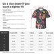 thumbnail image 5 of Balery Mushrooms Snails Butterflies Camisas hawaianas de manga corta para hombre, camisas playeras de corte holgado, camisas de vacaciones con botones,Small, 5 of 7