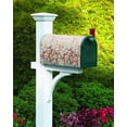 thumbnail image 3 of Orange Red Flowers Mailbox Cover Magnetic Mailbox Wraps, Spring Summer Colorful Floral Mailbox Covers Standard Size 18x21 inch,Rustic Mail Wrap Post Letter Box Decoration for Outdoor Gardern Yard, 3 of 7