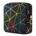thumbnail image 1 of Bolsa de época Likesing de piel para guardar servilletas sanitarias, color negro, 1 of 7