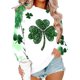 thumbnail image 2 of Camisetas de Halloween para Mujeres con Estampado Divertido, Cuello Redondo Suelto de Manga Larga Top Casual para Otoño Invierno, 2 of 6