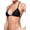 Black, variant on Women's New Liquid String Bra Swimsuit Top Liquid Red Medium
