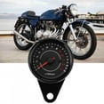 thumbnail image 1 of Fugacal Motorcycle Tachometer, Universal Motorcycle Backlight Tachometer Speedometer Aluminum Gauge Replacement, 1 of 7