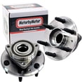 thumbnail image 2 of MotorbyMotor 513277 Front Rear Wheel Bearing and Hub Assembly Fits for Buick Enclave, Chevy Traverse, GMC Acadia, Saturn Outlook Wheel Hub Bearing Assembly 6 Lug with ABS-2pc Set, 2 of 4