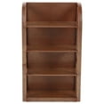 thumbnail image 1 of Miniature Bookshelf In Light Brown Plastic For Children's Playtime 1Pack 4.9X2.9X1.3In, 1 of 8