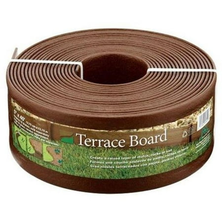 Terrace Board - Master Mark Plastics 95341 5 in. Brown Terrace Board 40 ft.